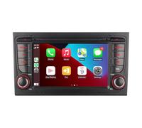 LXKLSZ Car Radio Compatible avec sans Fil CarPlay/Android Auto pour Audi A4 S4 RS4 2002-2008 Seat EXEO avec écran Tactile de IPS/Bluetooth/Miroir Link/FM/AM/USB