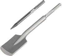 LXLAEOANG Ciseau de démolition électrique de 45 cm for Murs en Briques et béton, avec tête Plate de 28 cm et Pointe en Forme de cœur