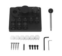 LXLAEOANG Etagere Bureau Outil Professionnel de Pliage bagues, Outil Fabrication Bijoux, Ensemble moules 7 Tailles (12-22 mm) for la précision