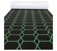 LXLAEOANG Feuille De Terrasse Bateau en Mousse EVA Auto-adhésive | Le motif hexagonal recouvre le tapis de sol Splicy