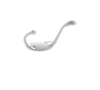 LXLAEOANG PatèRe Murale 1 pièces crochets Bronze rétro fonte Style ancien industriel Vintage rustique fer patères facile à installer avec des trous de vis(407-white)