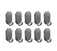 LXLAEOANG PatèRe Murale Crochets Adhésifs Robustes En Acier Inoxydable, Imperméables, For Suspendre Des Serviettes, Clés, Sacs À Manteaux, 1/10 Pièces(A-Gray,2PCS)