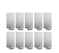 LXLAEOANG PatèRe Murale Crochets Adhésifs Robustes En Acier Inoxydable, Imperméables, For Suspendre Des Serviettes, Clés, Sacs À Manteaux, 1/10 Pièces(B-Silver,6PCS)