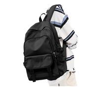 LXLAEOANG Sacs à dos for hommes d'ordinateur simples de grande capacité Étudiants du premier cycle secondaire deuxième pour Voyage College Travail(Black)