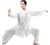 LXLAEOANG Vêtements Tai Chi brodés for Femmes, Uniformes d'arts Martiaux Kung Fu, compétition de Performance Fitness(Height of 180 cm)