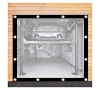 LXLDY Bâche Transparente Imperméable avec Œillets PVC Plastique Rideaux pour Pavillon, Balcon, Garage, Jardin, Personnalisable (2mx4m)
