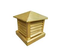 LXLTL Villa Chapeau de cheminée en Alliage d'aluminium Chapeau de Protection Contre La Pluie Et La Neige Chapeau de Ventilation Hotte Installation Facile,C,45x45cm