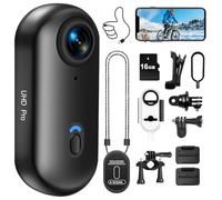 LXMIMI Caméra d'action WiFi, Mini Caméra Sportive HD 1080P | Mini Caméra d'action pour Casque de Moto ou de Vélo 16 Go, 170° Caméra Sportive Étanche avec Divers Accessoires et Aimant