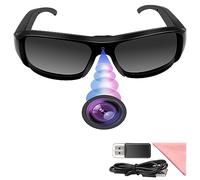 LXMIMI Caméra pour Lunettes de Sport, Caméra Cachée pour Lunettes de Soleil HD 1080P, Minicaméra d'action Vidéo pour Lunettes de Sport pour Vélo/Moto pour Prendre des Photos et des Vidéos