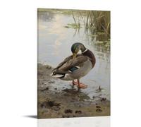 LXPPLSYY Affiche murale moderne à suspendre Motif canards sauvages sur le rivage 20 x 30 cm