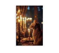 LXPPLSYY Décoration murale moderne à suspendre avec inscription « A Cat Matchmaker » pour une soirée de matchmaking à l'intérieur d'un manoir (50 x 75 cm)