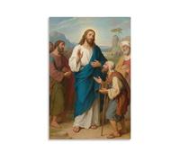 LXPPLSYY Décoration murale moderne à suspendre Jésus racontant l'histoire du bon samaritain, 20 x 30 cm