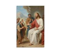 LXPPLSYY Décoration murale moderne à suspendre Jésus racontant l'histoire du bon samaritain, 60 x 90 cm