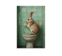 LXPPLSYY Toile de fond verte douce à suspendre avec un puzzle de sudoku dans les toilettes - Décoration murale moderne à suspendre - 40 x 60 cm