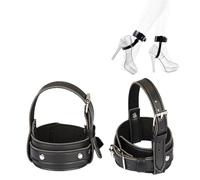 LxPxP Menottes de Cheville en Cuir pour Talons Hauts - Sangles Ajustables antidérapantes, Accessoires fétichistes pour Jeux Bondage, rôle érotique et Domination pour Couples