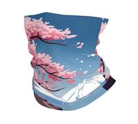 LXqlSS Cache-cou imprimé paysage du Japon Mount Fuji, cache-cou, écharpe rafraîchissante au soleil, cagoule bandana pour homme et femme