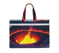 LXqlSS Kilauea Grand sac fourre-tout en toile avec compartiment, pour enseignant, quotidien