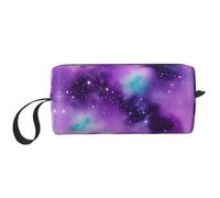 LXqlSS Magic Galaxy Sky Purple Cosmetic Bags for Women Portable Makeup Bag Travel Storage Bag Daily Receive Bag Large Capacity Toiletry Bag White RXZER23, blanc, One Size