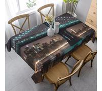 LXqlSS Nappe imprimée New York Manhattan Bridge Night pour fêtes, nappes décoratives pour tables rectangulaires, cuisine et salle à manger