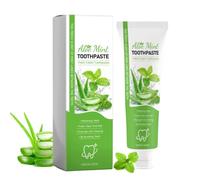 LXQQ Aloe Vera Mint Toothpaste,LXQQ Toothpaste Gentle Whitening,Aloe Dent Dentifrice Blanchissant à L'aloe Vera,Dentifrice Blanchissant,Naturellement Blanc,Stain Remover for Yellow Teeth,Fresh Breath