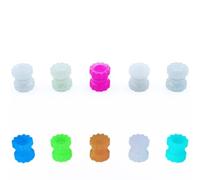 LXQQFUN EDC Lot de 5 pendentifs lumineux en paracorde avec fermeture éclair pour camping, randonnée, plongée, sports nautiques, plastique, sans pierre précieuse