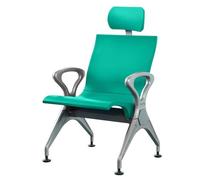 LXRHLIKG Banc de Salle D'attente avec Appui-tête, Banc avec Accoudoirs Airport en Polyuréthane, Chaise d'accueil pour Aéroports, Marchés, Banques, Hôpitaux, Écoles(Green)