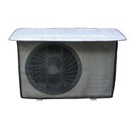 LXRHLIKG Housse Climatiseur Extérieur, Bache Pompe a Chaleur Piscine, Cache Climatiseur Exterieur avec Grille D'aération, Imperméable et Résistante à la Neige(82x58x31cm/32x23x12in)