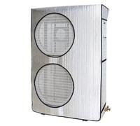 LXRHLIKG Housse Climatiseur Extérieur, Demi Housse Pompe a Chaleur Piscine, Cache Climatiseur Exterieur Universelle Complète Split(110x45x150cm/43x18x59in)