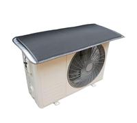 LXRHLIKG Housse Pompe a Chaleur, Protection Climatiseur Exterieur Magnétique, Cache Climatiseur Extérieur Durable et Insonorisante, Toutes Saisons(Black,102x50cm/40x20in)