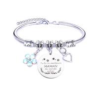LXSAZP Bracelet Maman Femme - Cadeau Original pour Noël, Anniversaire, Fête des Mères - Idée Cadeau Belle-Mère