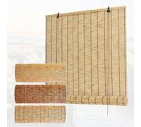 LXSDGVZD Store Bambou Extérieur Interieur Stores Romains avec Levage Rideau de Roseau Naturel Store Enrouleur Roseau pour Tonnelle Terrasse Véranda Jardins Fenêtre Porte Cuisine Rétro Store