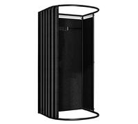 LXSEHN Cabine D'essayage Portable, Mobile Magasin Vêtements D'essayage, 200X100X95CM Vestiaire Centre Commercial, Temporaire Portable Écran, Écran de Confidentialité pour Salle Bain