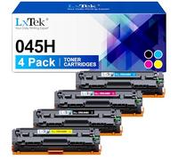 LxTek 045H Compatible Cartouche de Toner Remplacement pour Canon 045H 045 pour Canon MF631cn MF635Cx MF633Cdw LBP611Cn MF632Cdw MF634Cdw LBP612Cdw LBP612C LBP611C LBP613Cdw (Noir Cyan Magenta Jaune)