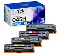 LxTek 045H Compatible Cartouche de Toner Remplacement pour Canon 045H 045 pour Canon MF631cn MF635Cx MF633Cdw LBP611Cn MF632Cdw MF634Cdw LBP612Cdw LBP612C LBP611C LBP613Cdw (Noir Cyan Magenta Jaune)