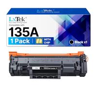 LxTek 135A W1350A Toner avec Puce Compatible pour HP 135A W1350A 135X W1350X pour HP Laserjet MFP M234dw M234sdw M234sdn M234 M209dw M209dwn M234 M209 (Noir, 1-Pack) Imprimante Unique