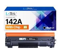 LxTek 142A Toner avec Puce Compatible pour Toner HP LaserJet M140W pour HP 142A W1420A 142X W1420X pour LaserJet Pro M110w M110 MFP M140w M140 M139w M139 (Noir, 1-Pack)
