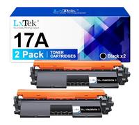 LxTek Compatible Cartouches de Toner Remplacement pour HP 17A CF217A pour Laserjet Pro M102a M102w MFP M130a M130nw M130fn M130fw (Noir, 2-Pack)