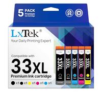 LxTek 33XL Compatible pour Epson 33XL Cartouches pour XP-7100 XP-540 XP-530