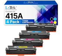 LxTek 415A W2030A Toner pour HP 415A 415X pour 415A HP Toner pour HP Color LaserJet Pro MFP M479fdw Toner M479fnw M479dw M479fdn M479 M454dw M454dn M454 Imprimante W2030X W200X 31 x W2. 032X W2033X