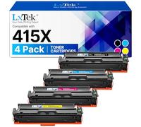 LxTek 415X Lot de Toners pour HP 415X 415A pour HP Color LaserJet Pro MFP M479FDW pour M479fdw Toner M479fnw M479dw M479fdn M454dw M454dn Imprimante W2030X W2031X W2032X W20333 X W203. 0 A (Lot de 4)