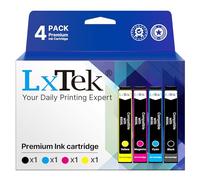 LxTek Compatible Cartouche d'encre Remplacement pour Epson 603XL pour Expression Home XP-2100 XP-2105 XP-3100 XP-3105 XP-4100 Workforce WF-2850 WF-2835 WF-2830 (Noir Cyan Magenta Jaune, 4-Pack)