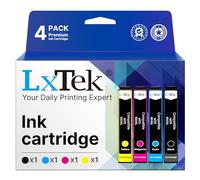 LxTek Compatible Cartouche d'encre Remplacement pour Epson 603XL pour Expression Home XP-2100 XP-2105 XP-3100 XP-3105 XP-4100 Workforce WF-2850 WF-2835 WF-2830 (Noir Cyan Magenta Jaune, 4-Pack)