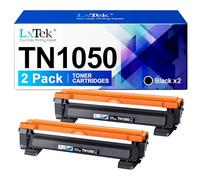 LxTek Compatible Cartouche de Toner Remplacement pour Brother TN1050 TN-1050 pour HL-1110 DCP-1510 DCP-1610W MFC-1910W HL-1112 HL-1210W HL-1212W DCP-1512 DCP-1612W MFC-1810 (Noir, 2-Pack)