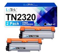 LxTek Compatible Cartouche de Toner Remplacement pour Brother TN2320 TN-2310 pour DCP-L2520DW MFC-L2700DW HL-L2340DW L2300D L2360DN DCP-L2500D L2560DW L2540DN MFC-L2720DW L2740DW (Noir, 2-Pack)