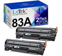 LxTek Compatible Cartouches de Toner Remplacement pour HP 83A CF283A pour Laserjet Pro M201dw M201n Pro MFP M225dn M225dw M125a M125rnw M125nw M127fn M127fp M127fs M127fw (Noir, 2-Pack)
