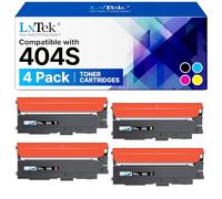 LxTek Compatible Cartouches de Toner Remplacement pour Samsung 404S CLT-P404C pour Xpress SL C430 C430W C480 C480W C480FN C480FW (1 Noir/1 Cyan/1 Magenta/1 Jaune, 4-Pack)