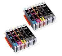 LxTek Compatible Cartouches d'encre pour Canon 525 526 PGI-525 CLI-526 pour Canon PIXMA IX6550 MX715 MX885 MX895 IP4850 IP4950 IP