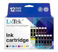 LxTek compatible pour 603XL Cartouches d'encre pour Epson compatible pour 603 XL pour Expression Home XP-2100 XP-2150 XP-4155 XP-4105 XP-3150 XP-2155 XP 3100 XP 4100 Workforce WF2850 WF-2835 (12-Pack)