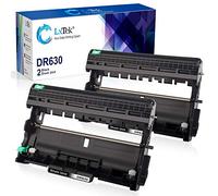 LxTek Lot de 2 Tambours de Rechange pour imprimante Brother DR630 DR-630 Haute capacité à Utiliser avec HL-L2300D MFC-L2705DW HL-L2300D MFC-L2720DW HL-L2320D Noir
