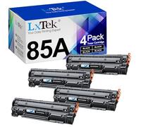 LxTek Lot de 4 Cartouches de Toner de Rechange pour HP 85A CE285A pour Laserjet Pro P1102W Pro P1109W M1212NF M1217NFW Noir